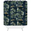 Deny Designs Full Moon Shower Curtain In Blue