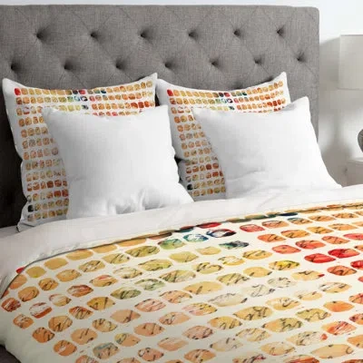 Deny Designs Funny Blocks Duvet Cover In Lightweight
