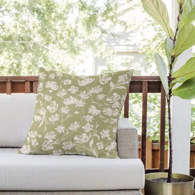 Deny Designs Gabriela Fuente Martine Accent Pillow In Green
