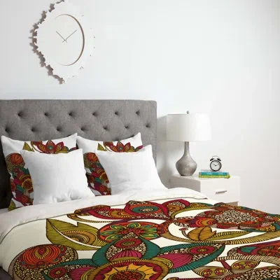 Deny Designs Garden Ava Duvet Cover In Lightweight