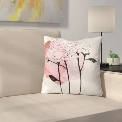 Deny Designs Garden Roses Indoor/outdoor Throw Pillow