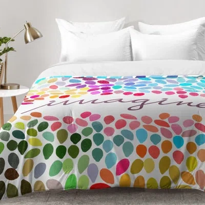 Deny Designs Garima Dhawan Comforter Set In Blue,pink,yellow