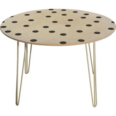 Deny Designs Garima Dhawan Solid Wood Dining Table In Black;cream