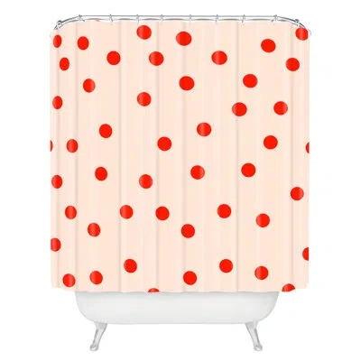 Deny Designs Garima Dhawan Vintage Dots Single Shower Curtain