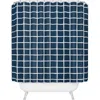 Deny Designs Grid Pattern Shower Curtain
