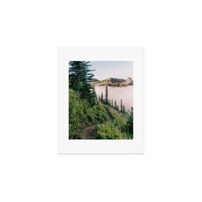 Deny Designs Hannah Kemp Wildflower Hike Ii Art Print - Unframed In Green