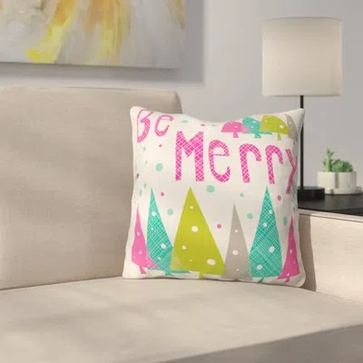 Deny Designs Heather Dutton Be Merry Throw Pillow