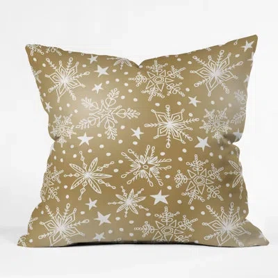 Deny Designs Heather Dutton Snow Squall Guilded Indoor/outdoor Throw Pillow