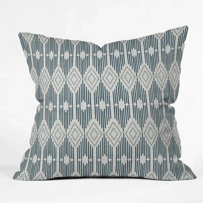 Deny Designs Heather Dutton West Throw Pillow In Green,gray