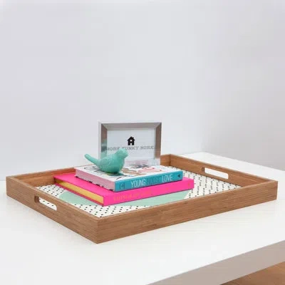 Deny Designs Hello Beautiful Bamboo Accent Tray