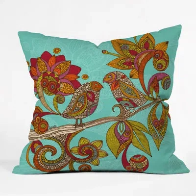 Deny Designs Hello Birds Throw Pillow