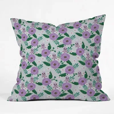Deny Designs Hello Sayang Sweet Roses Indoor/outdoor Throw Pillow