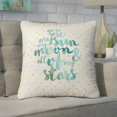 Deny Designs Hello Sayang You Are My Sun My Moon And All Of My Stars Outdoor Throw Pillow