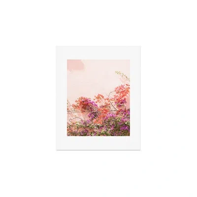 Deny Designs Henrike Schenk - Travel Photography Bougainvillea Flowers In Color Art Print - Unframed In Pink