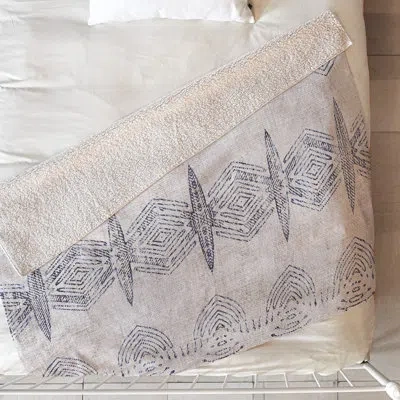 Deny Designs Holli Zollinger Blanket In Blue;beige