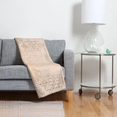 Deny Designs Holli Zollinger Blanket In Gold
