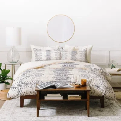 Deny Designs Holli Zollinger Duvet Cover Set In Gray