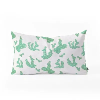 Deny Designs Holli Zollinger French Linen Sedona Cactus Indoor/outdoor Lumbar Pillow