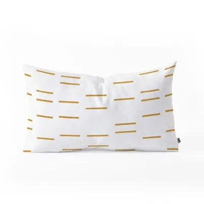 Deny Designs Holli Zollinger Ochre Line Lumbar Pillow
