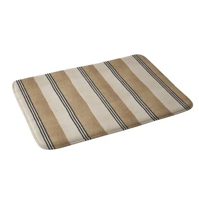 Deny Designs Holli Zollinger Stella West Sand Stripe Memory Foam Bath Mat