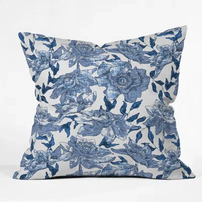 Deny Designs Holli Zollinger Summertime Indoor / Outdoor Floral Square Pillow Cover & Insert