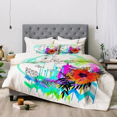Deny Designs Holly Sharpe Siesta Comforter In Blue,pink