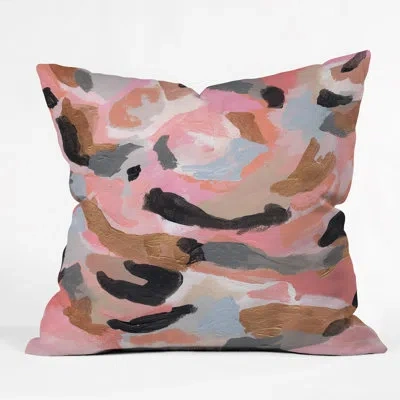Deny Designs Honey Bees Outdoor Square Pillow Cover & Insert
