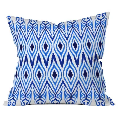 Deny Designs Ikat Throw Pillow