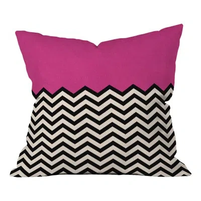 Deny Designs Indoor/outdoor Throw Pillow In Follow Your Heart