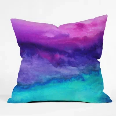 Deny Designs Indoor/outdoorthrow Pillow In Leaving California