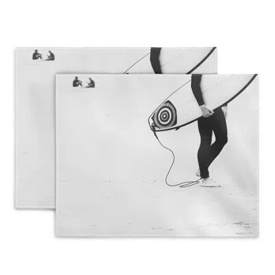 Deny Designs Ingrid Beddoes Catch A Wave V 14" Cotton Placemat
