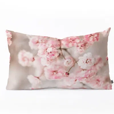 Deny Designs Ingrid Beddoes Gypsophila Blush Lumbar Pillow