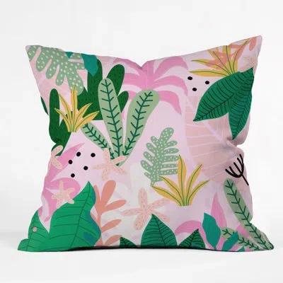 Deny Designs Into The Jungle Sunup Indoor/outdoor Throw Pillow
