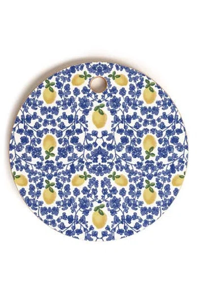 Deny Designs Island Dreams Cutting Board In Blue