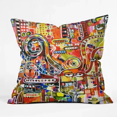 Deny Designs It Came From Detroit Throw Pillow