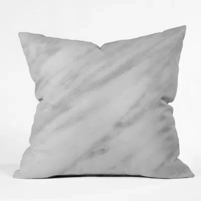 Deny Designs Italian Marble Carrara Indoor/outdoor Throw Pillow