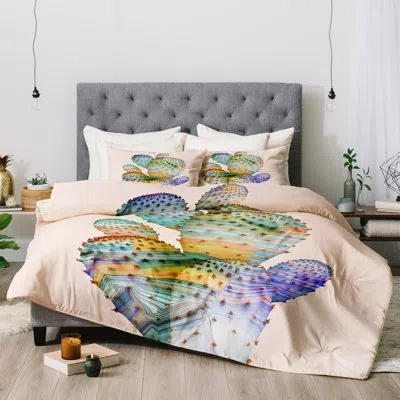 Deny Designs Iveta Abolina 3 Piece Comforter Set In Beige