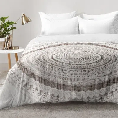 Deny Designs Iveta Abolina Comforter Set In Gray,brown,beige