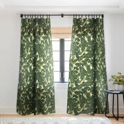 Deny Designs Iveta Abolina Jungle Polka 1pc Sheer Window Curtain Panel