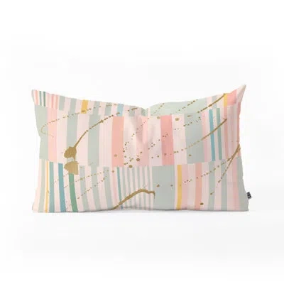 Deny Designs Iveta Abolina Lisbon Stripe Indoor/outdoor Lumbar Pillow