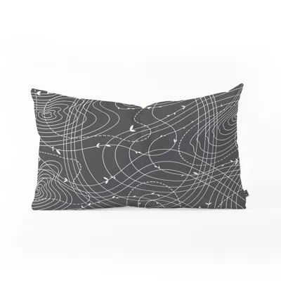 Deny Designs Iveta Abolina The Tangled Web Oblong Indoor/outdoor Lumbar Pillow