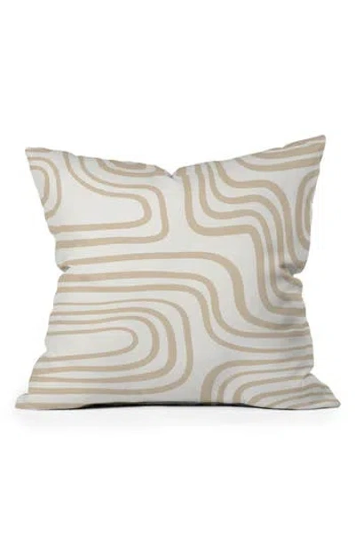 Deny Designs Iveta Coeur Neutral Throw Pillow