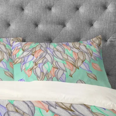 Deny Designs Jacqueline Maldonado A Different Nature 1 Pillowcase In Blue;brown