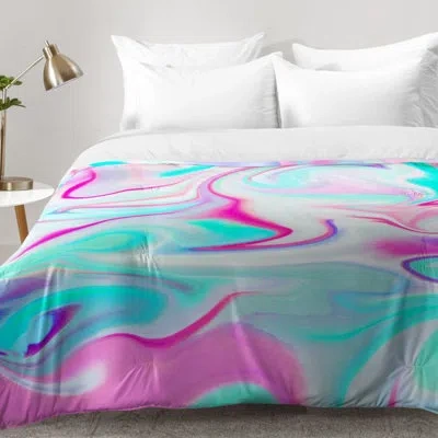 Deny Designs Jacqueline Maldonado Comforter Set In Blue,pink