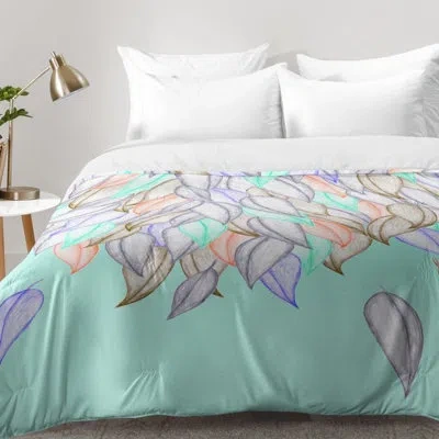 Deny Designs Jacqueline Maldonado Comforter Set In Geen