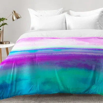 Deny Designs Jacqueline Maldonado Comforter Set In Purple,blue