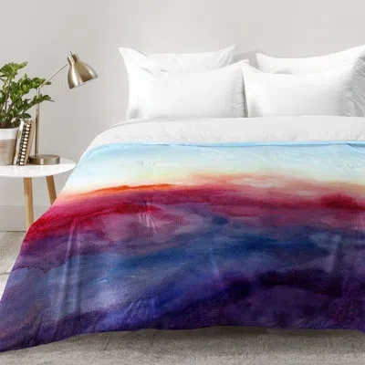 Deny Designs Jacqueline Maldonado Comforter Set In Purple,pink,blue