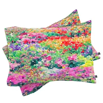Deny Designs Jacqueline Maldonado Pillowcase In Green;red;pink