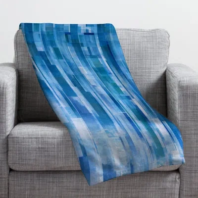 Deny Designs Jacqueline Maldonado Rain Throw In Blue