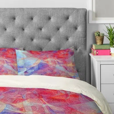 Deny Designs Jacqueline Maldonado Sweet Rift Pillow Case In Blue;pink;purple
